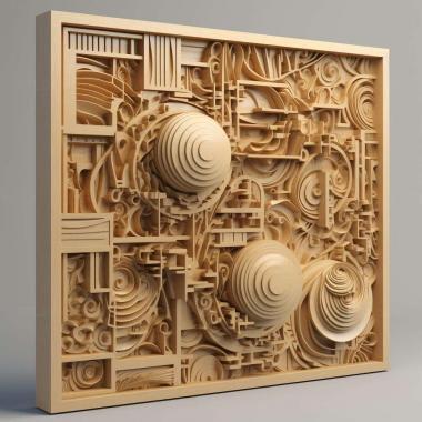 Patterns and decorations Arata Isozaki 4 3d model